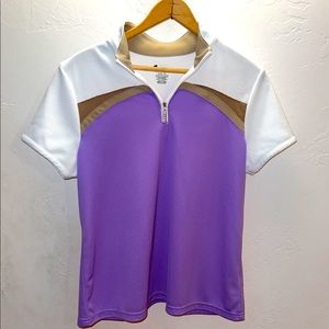 IZOD Cool Fx 1/4 Zip Golf Top LG